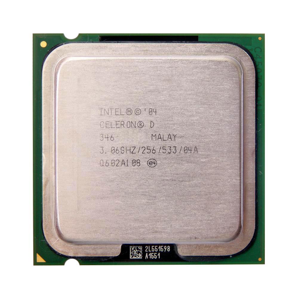 BX80547RE3066CN Intel Celeron D 346 3.06GHz 533MHz FSB 256KB L2 Cache Socket LGA775 Desktop Processor