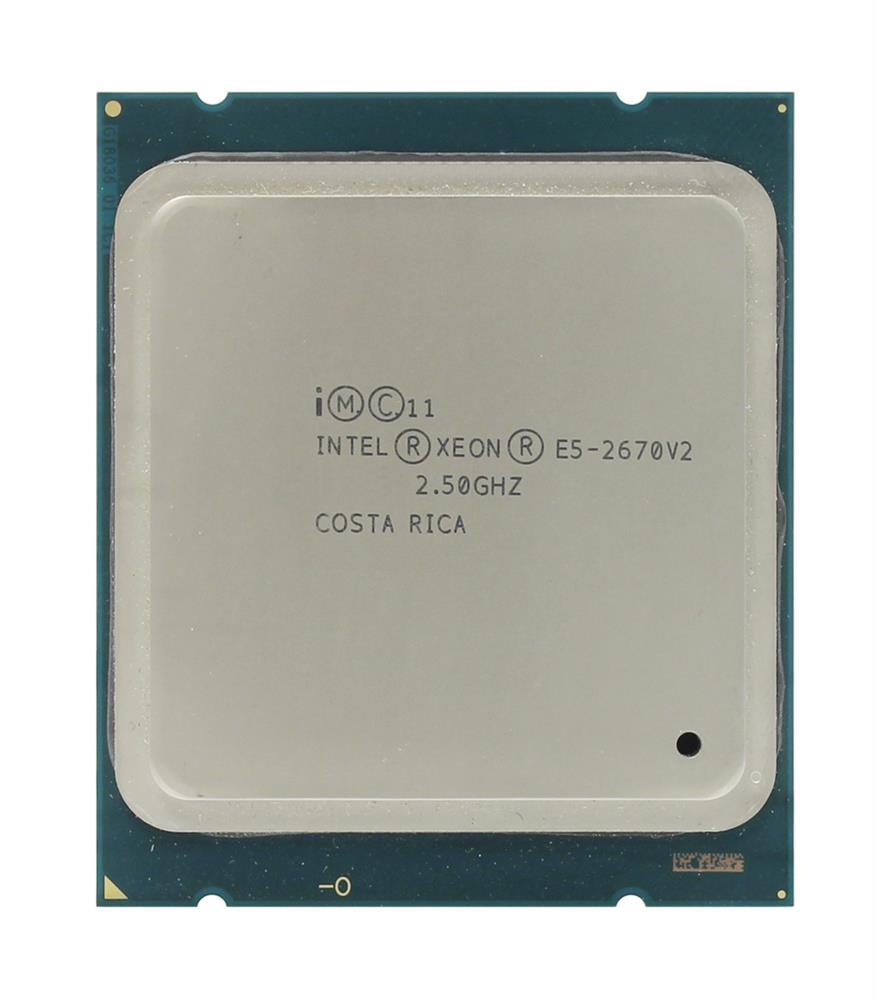 BX80635E52670V2 Intel Xeon E5-2670 v2 10 Core 2.50GHz 8.00GT/s QPI 25MB L3 Cache Socket FCLGA2011 Processor