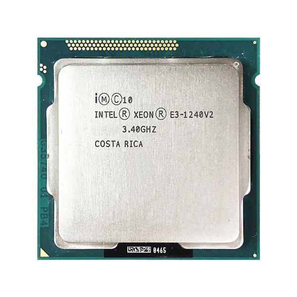 BX80637E31240V2-A1 Intel Xeon E3-1240 v2 Quad Core 3.40GHz 5.00GT/s DMI 8MB L3 Cache Socket FCLGA1155 Processor