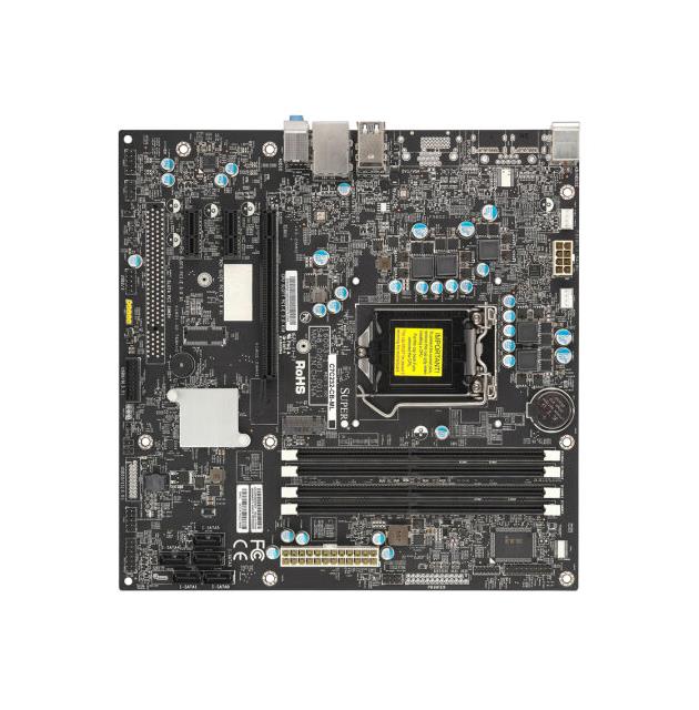 C7C232-CB-ML SuperMicro Socket H4 LGA 1151 Intel C232 Chipset Intel Core i7 / i5 / i3 / Series Intel Xeon E3-1200 v5/v6 Processors Support DDR4 4x DIMM 5x SATA 6.0Gb/s Micro-ATX Server Motherboard (Refurbished)
