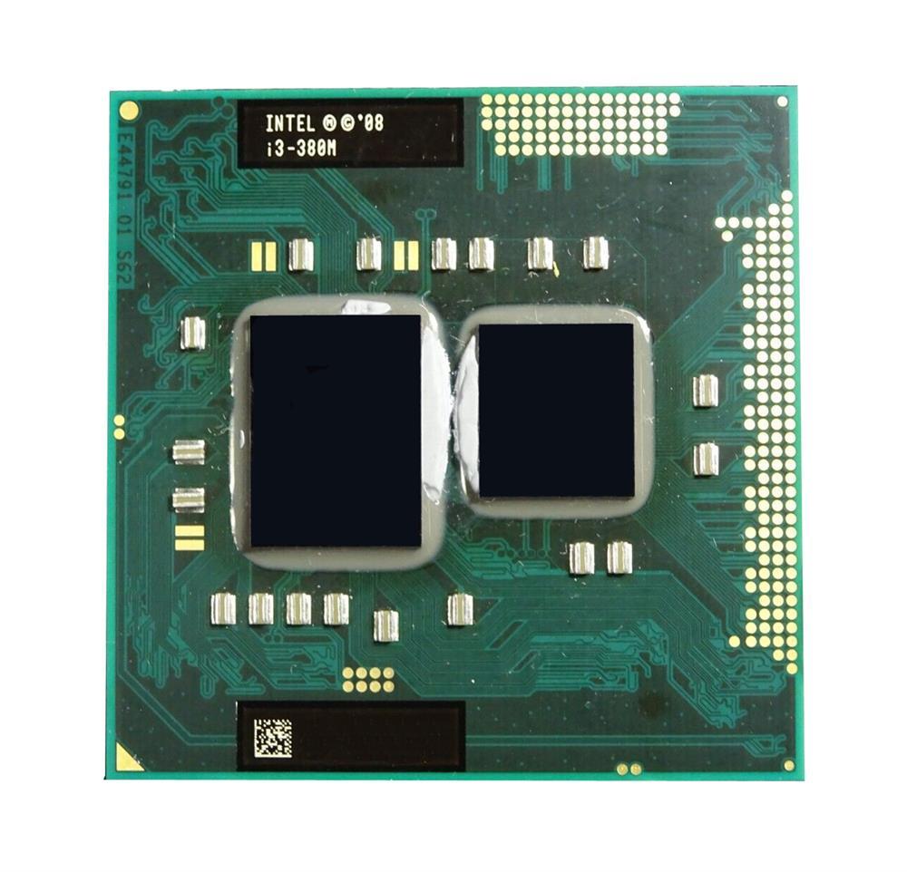 CN80617004116AH Intel Core i3-380M Dual Core 2.53GHz 2.50GT/s DMI 3MB L3 Cache Socket BGA1288 Mobile Processor