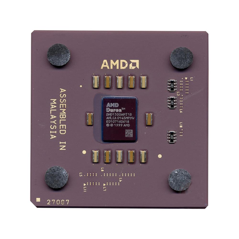 DHD1300AMT1B AMD Duron 1.30GHz 200MHz FSB 64KB L2 Cache Socket A Processor