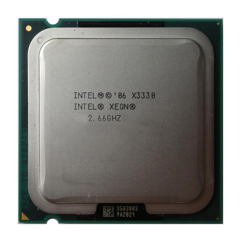 EU80580KJ0676M Intel Xeon X3330 Quad Core 2.66GHz 1333MHz FSB 6MB L2 Cache Socket LGA775 Processor