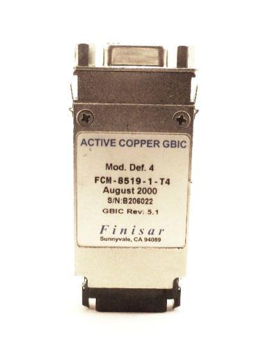 FCM-8519-1 Finisar 1Gbps 1000Base-T 100m Copper GBIC Transceiver Module