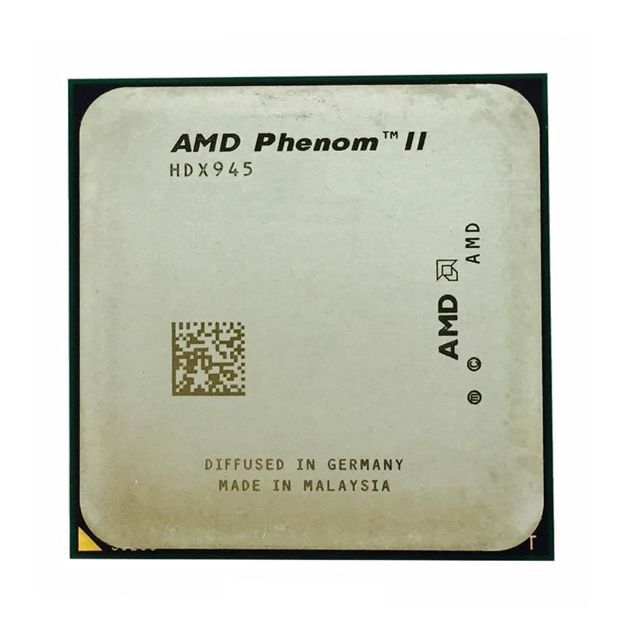 HDX945WFK4DGI-N AMD Phenom II X4 945 Quad-Core 3.00GHz 4.00GT/s 6MB L3 Cache Socket AM2+ Desktop Processor