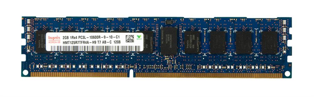HMT125R7TFR4A-H9 Hynix 2GB PC3-10600 DDR3-1333MHz ECC Registered CL9 240-Pin DIMM 1.35V Low Voltage Single Rank Memory Module