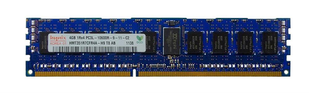 HMT351R7CFR4A-H9T8 Hynix 4GB PC3-10600 DDR3-1333MHz ECC Registered CL9 240-Pin DIMM 1.35V Low Voltage Single Rank Memory Module
