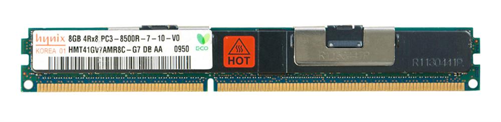HMT41GV7AMR8C-G7 Hynix 8GB PC3-8500 DDR3-1066MHz ECC Registered CL7 240-Pin DIMM Very Low Profile (VLP) Quad Rank Memory Module