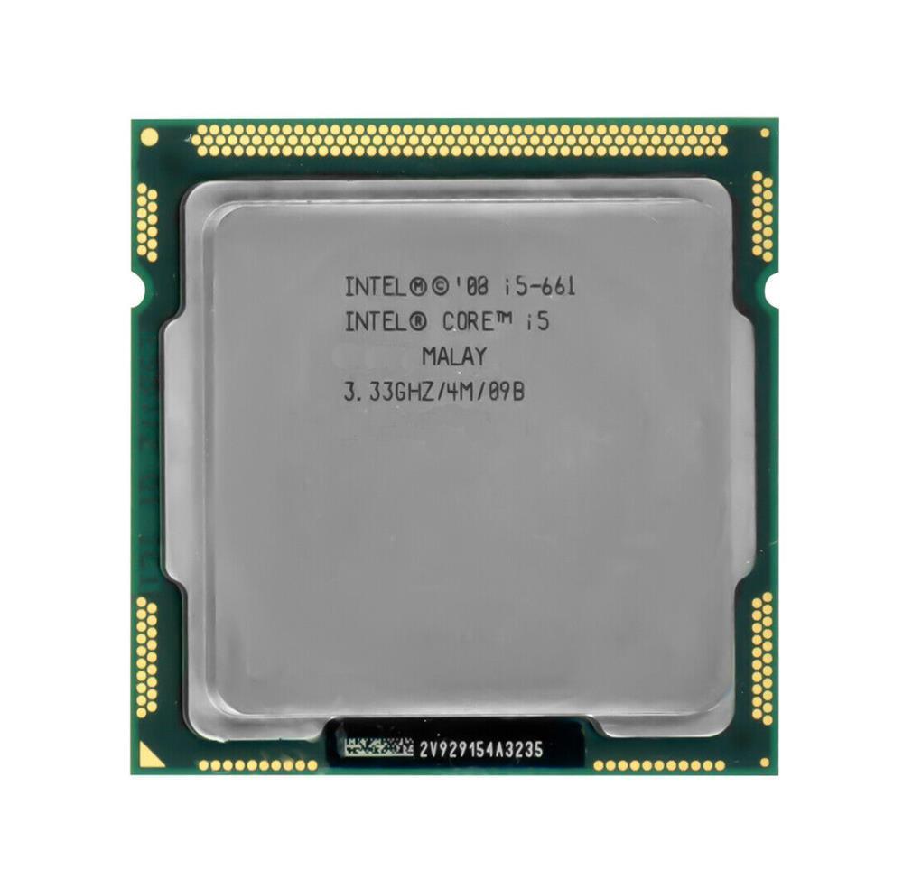INT80616I5661 Intel Core i5-661 Dual Core 3.33GHz 2.50GT/s DMI 4MB L3 Cache Socket LGA1156 Desktop Processor