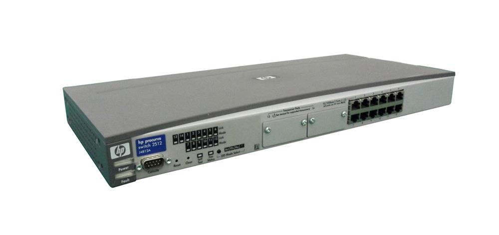 J4812A#ABA HP ProCurve Switch 2512 12-Ports RJ-45 Managed 1000Mbps Gigabit Ethernet Switch (Refurbished)