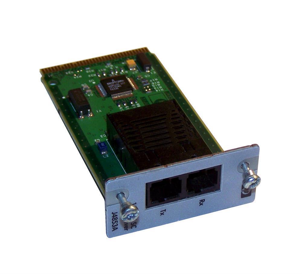 J4853-80001-1 HP ProCurve 100Mbps 100Base-FX Multi-mode Fiber 2km 1300nm SC Connector Fast Ethernet Plug-in Transceiver Module