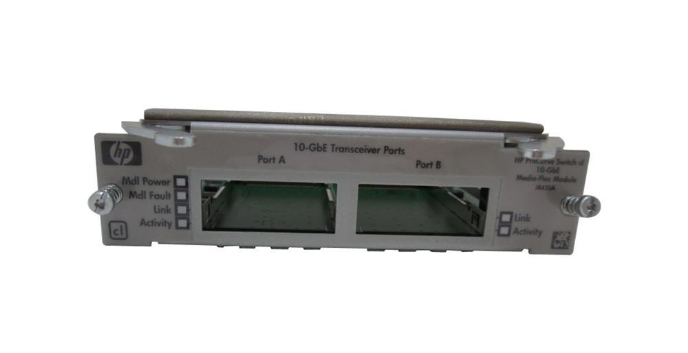 J8435AR#ABA HP ProCurve 3400CL 10GBE Media Flex Module 6400 Series 10 Gigabit Module with 2x2 Transceivers