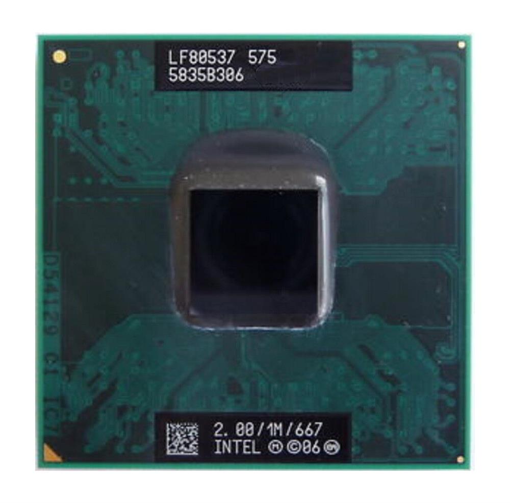LF80537NF0411M Intel Celeron M 575 2.00GHz 667MHz FSB 1MB L2 Cache Socket PGA478 Mobile Processor