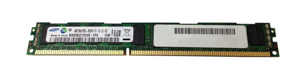 M392B5273CH0-YF8 Samsung 4GB PC3-8500 DDR3-1066MHz ECC Registered CL7 240-Pin DIMM 1.35V Low Voltage Very Low Profile (VLP) Dual Rank Memory Module