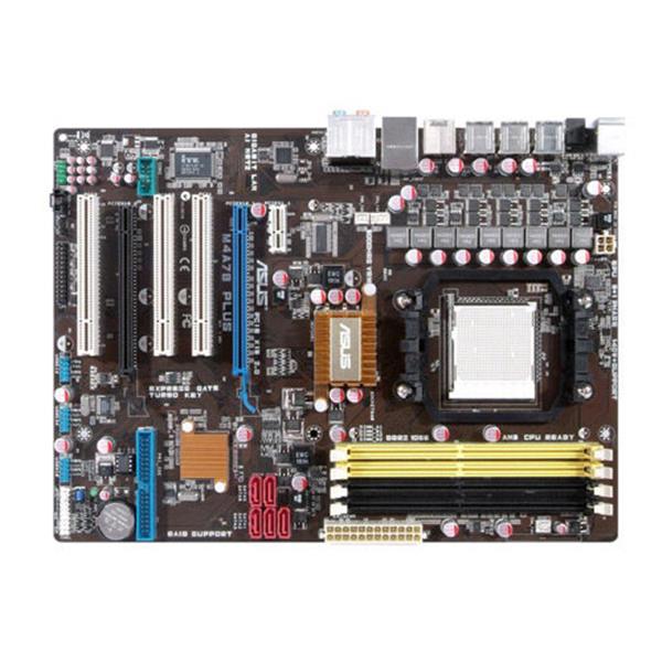 M4A78 PLUS ASUS Socket AM3/AM2+/AM2 AMD 770 + SB700 Chipset AMD Phenom II/ Athlon II/ Phenom/ Athlon/ AMD Sempron Processors Support DDR2 4x DIMM 5x SATA 3.0Gb/s ATX Motherboard (Refurbished)