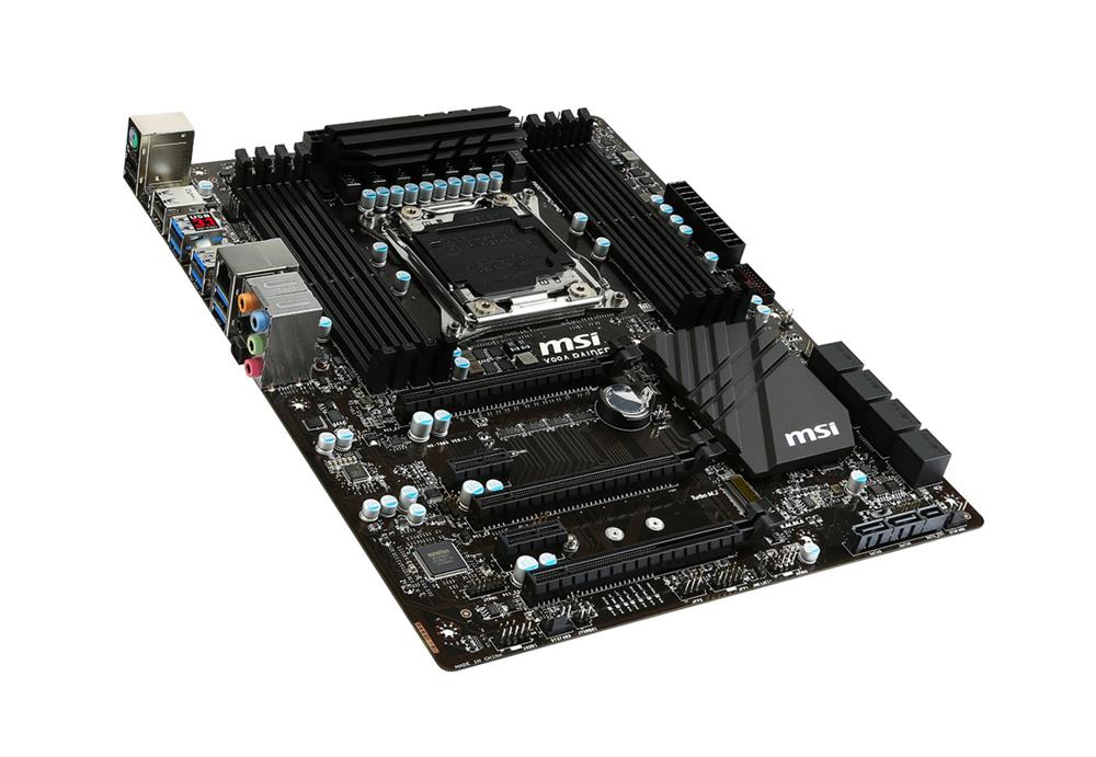 MB-X99ARAD MSI X99A Raider Socket LGA 2011-v3 Intel X99 Chipset Core i7 Processors Support DDR4 8x DIMM 10x SATA 6.0Gb/s ATX Motherboard (Refurbished)