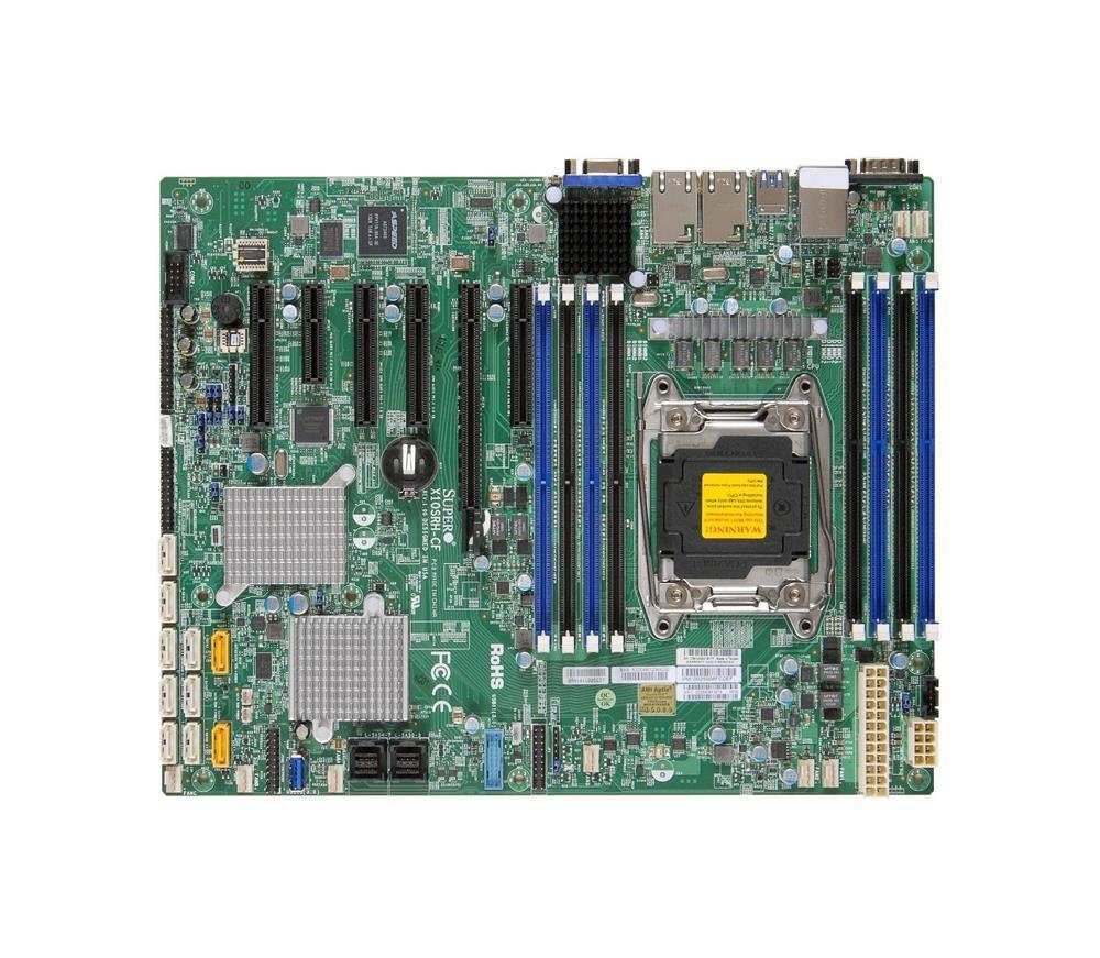 MBD-X10SRH-CF-O SuperMicro X10SRH-CF Socket R3 LGA 2011 Xeon E5-1600 / E5-2600 v4 / v3 Intel C612 Chipset DDR4 8 x DIMM 10 x SATA 6Gbps 8 x SAS 12 Gbps ATX Server Motherboard (Refurbished)