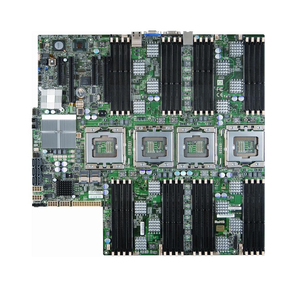MBD-X8QB6-F-B SuperMicro X8QB6-F Quad Socket LGA 1567 Intel 7500 Chipset Intel Xeon 7500/ Intel Xeon E7-4800 Processors Support DDR3 32x DIMM 6x SATA2 3.0Gb/s Proprietary Server Motherboard (Refurbished)