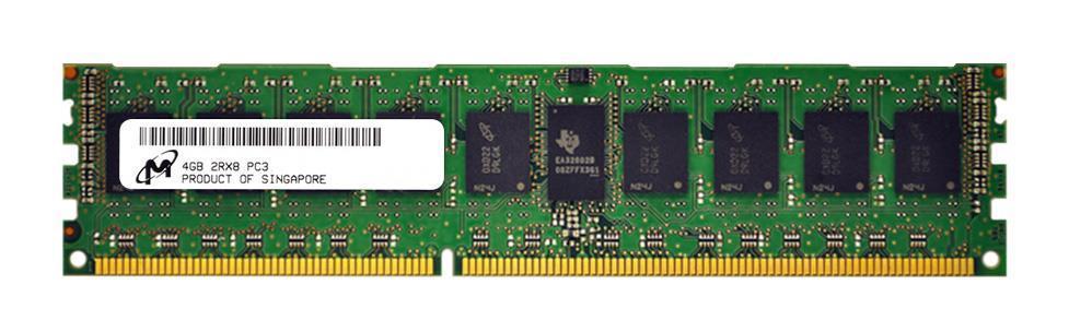 MT18JSF51272PDZ-1G6 Micron 4GB PC3-12800 DDR3-1600MHz ECC Registered CL11 240-Pin DIMM Dual Rank Memory Module