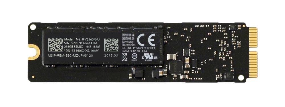 MZ-JPV2560 Samsung 256GB MLC PCI Express 3.0 x4 M.2 2280 Internal Solid State Drive (SSD) for MacBook (Selected Models)
