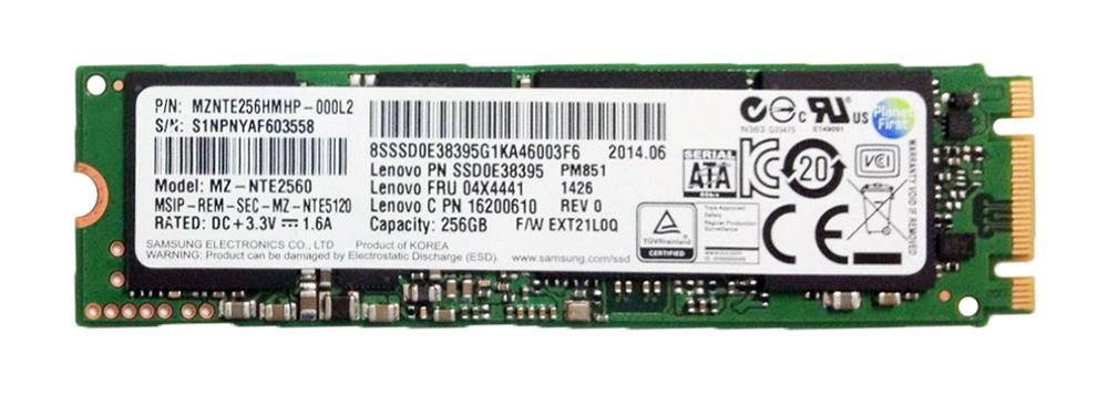 MZNTE256HMHP Samsung PM851 Series 256GB TLC SATA 6Gbps (AES-256) M.2 2280 Internal Solid State Drive (SSD)