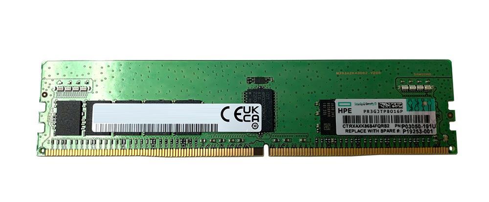 P03050-091 HPE 16GB PC4-23400 DDR4-2933MHz Registered ECC CL21 288-Pin DIMM 1.2V Dual Rank Memory Module