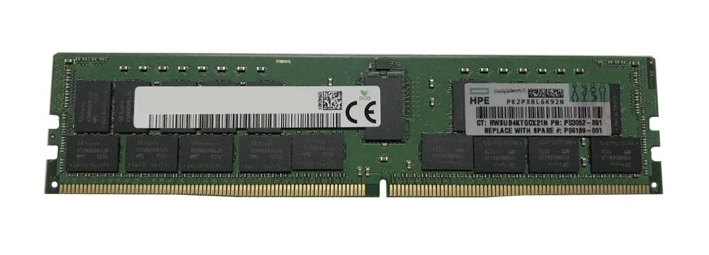 P06189-001 HP 32GB PC4-23400 DDR4-2933MHz Registered ECC CL21 288-Pin DIMM 1.2V Dual Rank Memory Module