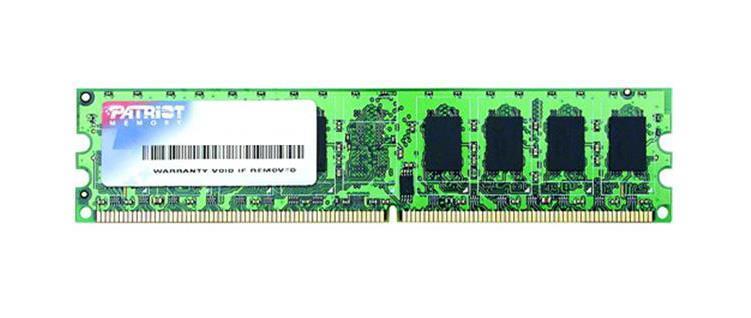 PSD2512667K Patriot Signature 512MB Kit (2 X 256MB) PC2-5300 DDR2-667MHz non-ECC Unbuffered CL5 240-Pin DIMM Single Rank Memory