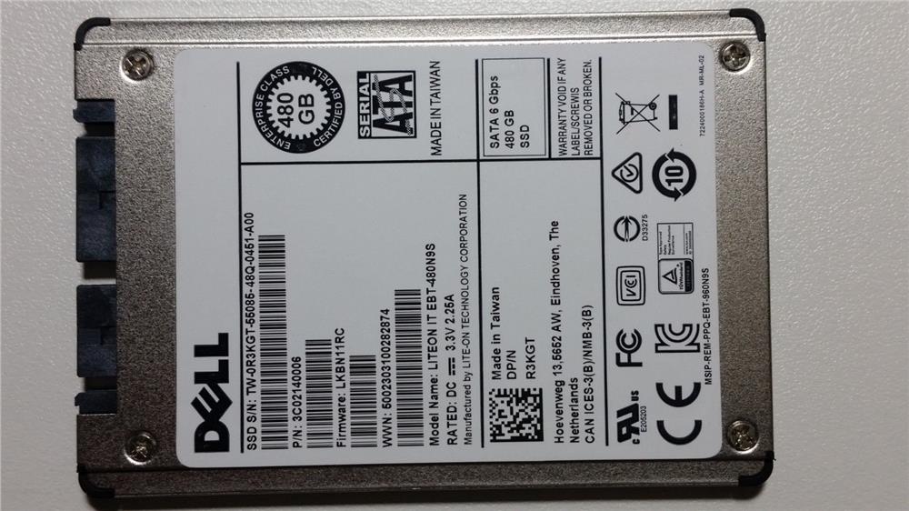 R3KGT Dell 100GB MLC SATA 3Gbps uSATA 1.8-inch Internal Solid State Drive (SSD)