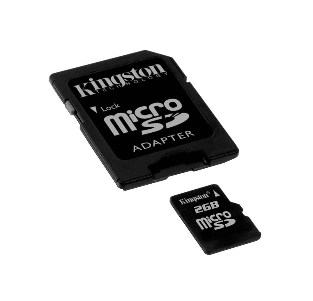 SDC/2GBx Kingston 2GB microSD card ( SD adapter included )