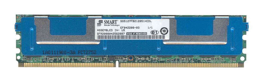 SG5127FB212851HCDL Smart Modular 4GB PC2-6400 DDR2-800MHz ECC 240-Pin Fully Buffered DIMM Quad Rank Memory Module