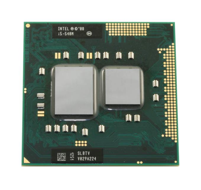 SLBTV Intel Core i5-540M Dual-Core 2.53GHz 2.50GT/s DMI 3MB L3 Cache Socket PGA988 Mobile Processor