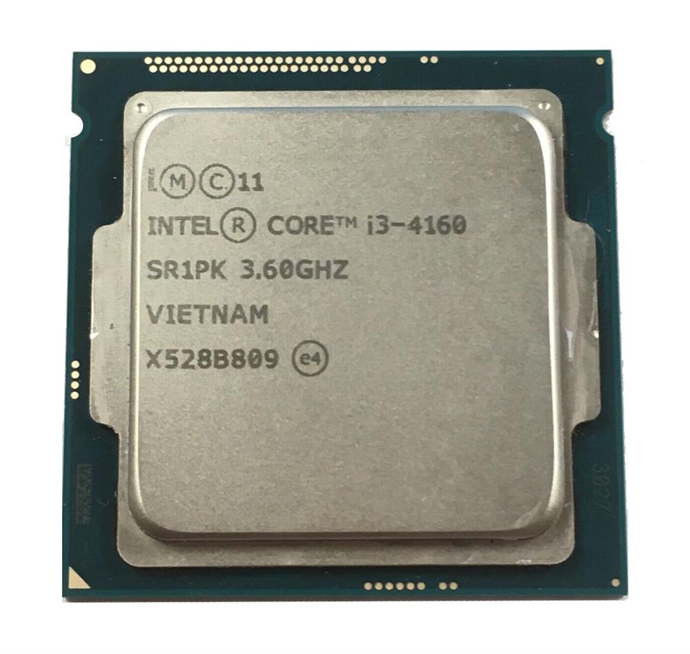 SR1PK Intel Core i3-4160 Dual Core 3.60GHz 5.00GT/s DMI2 3MB L3 Cache Socket LGA1150 Desktop Processor