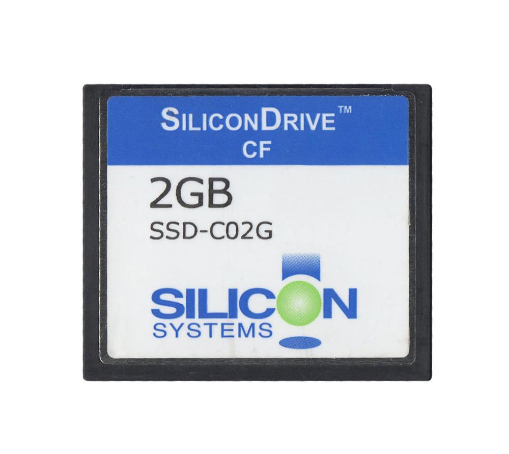 SSD-C02G-3550 SiliconSystems SiliconDrive 2GB ATA/IDE (PATA) CompactFlash (CF) Type I Internal Solid State Drive (SSD)