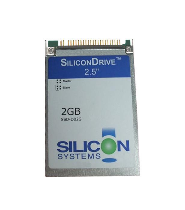 SSD-D02G-3016 SiliconSystems SiliconDrive 2GB ATA/IDE (PATA) 2.5-inch Internal Solid State Drive (SSD)