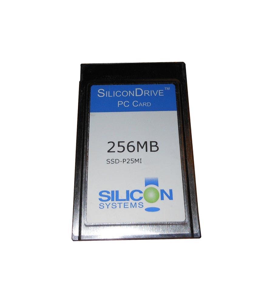 SSD-P25MI-3005 SiliconSystems SiliconDrive 256MB ATA PC Card Type II Internal Solid State Drive (SSD) (Industrial Grade)