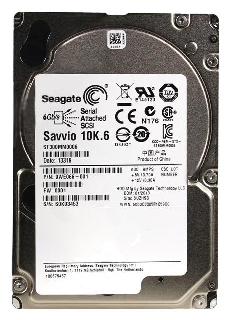 ST300MM0006 Seagate Savvio 10K.6 300GB 10000RPM SAS 6Gbps 64MB Cache (512n) 2.5-inch Internal Hard Drive
