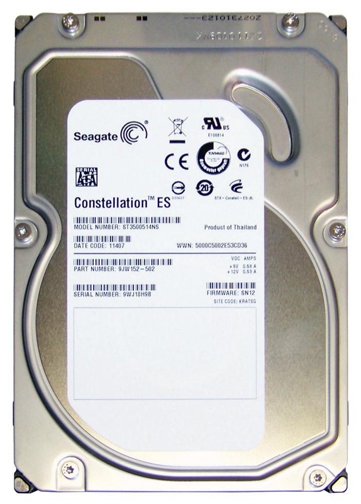 ST3500514NS Seagate Constellation ES 500GB 7200RPM SATA 3Gbps 32MB Cache 3.5-inch Internal Hard Drive