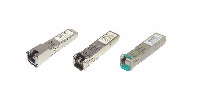 TN-GLC-BX-DZ Transition 1Gbps 1000Base-BX 1490nm TX / 1310nm RX Single-mode Fiber LC Connector 10km/6.2 miles SFP Transceiver Module
