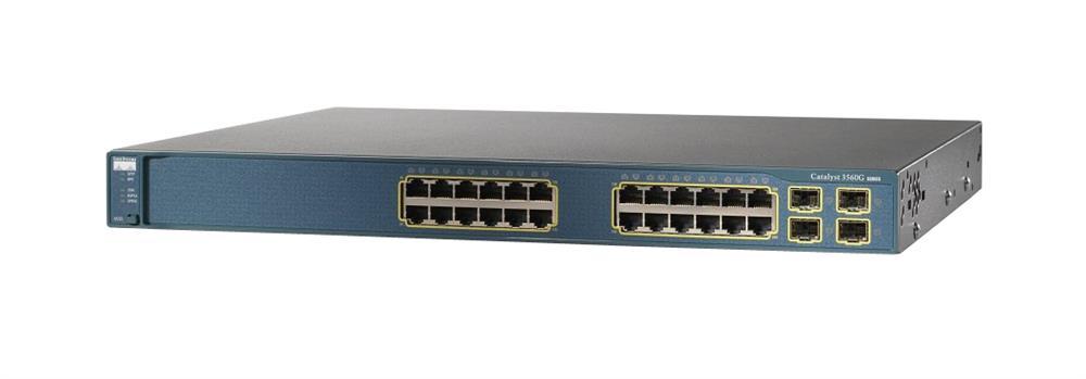 WS-C3560G-24TS Cisco Catalyst 3560 24-Ports Gigabit Ethernet Switch (Refurbished)