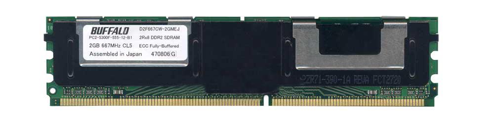 X2F800-E2GX8 Buffalo TechWorks 16GB Kit (2 X 8GB) PC2-6400 DDR2-800MHz ECC Fully Buffered CL5 240-Pin DIMM Dual Rank Memory