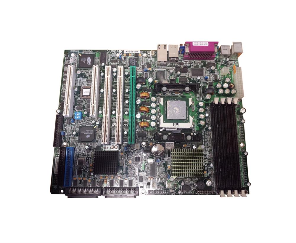 X5SS8-GM SuperMicro Socket mPGA604 Serverworks GC-SL Chipset Intel Xeon Processors Support DDR 4x DIMM ATX Server Motherboard (Refurbished)