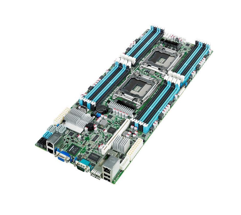 Z9PH-D16/QDR ASUS Z9PH-D16 Dual Socket 2011 Intel C602-A Chipset Intel Xeon E5-2600/ E5-2600 v2 Processors Support DDR3 16x DIMM 4x SATA2 3.0Gb/s Half SSI Server Motherboard (Refurbished)
