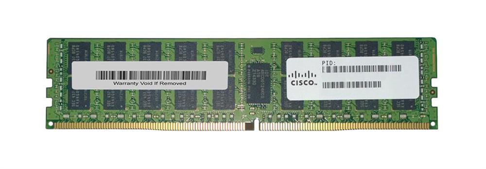 UCS-ML-1X644RU-A Cisco 64GB PC4-17000 DDR4-2133MHz Registered ECC CL15 288-Pin Load Reduced DIMM 1.2V Quad Rank Memory Module