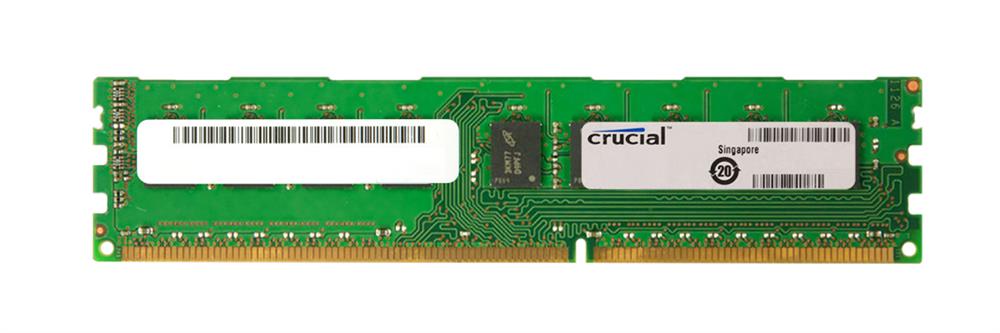 CT51272BA160B.18FMD Crucial 4GB PC3-12800 DDR3-1600MHz ECC Unbuffered CL11 240-Pin DIMM Dual Rank Memory Module
