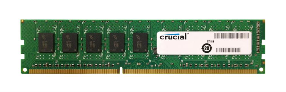 CT51272BD160B-B2 Crucial 4GB PC3-12800 DDR3-1600MHz ECC Unbuffered CL11 240-Pin DIMM 1.35V Low Voltage Dual Rank Memory Module