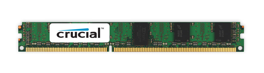 CT204872BV1067Q Crucial 16GB PC3-8500 DDR3-1066MHz Registered ECC CL7 240-Pin DIMM Very Low Profile (VLP) Quad Rank Memory Module for Intel MFS5520VI Compute Module