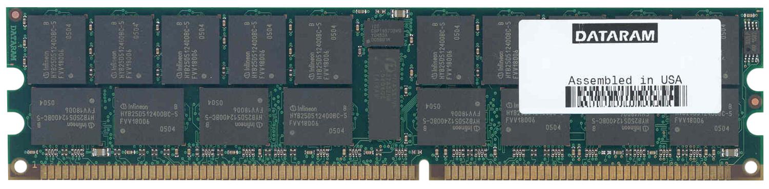GRSV20Z/8GB Dataram 8GB Kit (2 x 4GB) PC2100 DDR-266MHz ECC CL2.5 184-Pin DIMM Dual Rank Memory