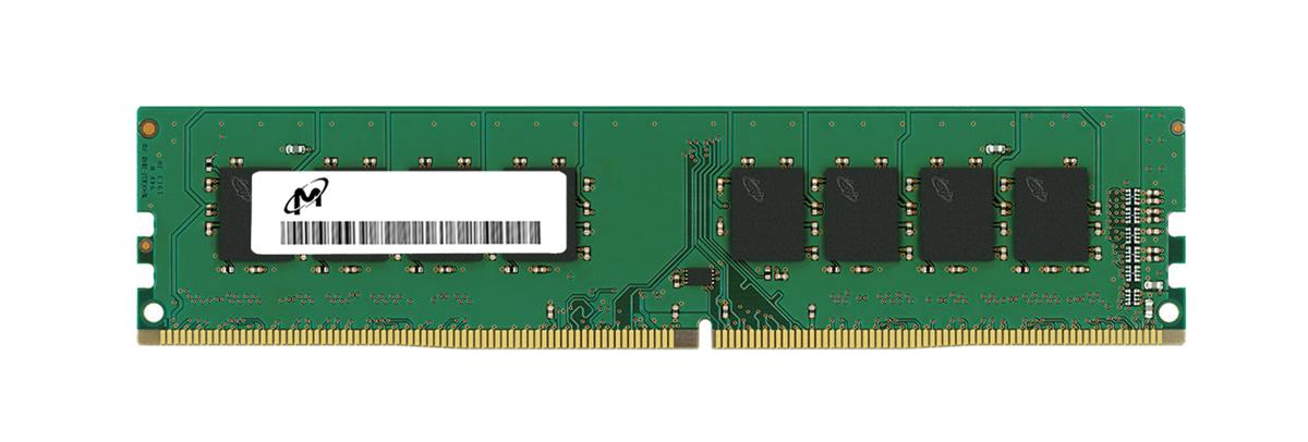 MTA9ASF51272AZ-2G6 Micron 4GB PC4-21300 DDR4-2666MHz ECC Unbuffered CL19 288-Pin DIMM 1.2V Single Rank Memory Module