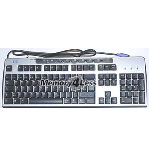 265987-058 HP Easy Access PS/2 Carbon/Silver Keyboard